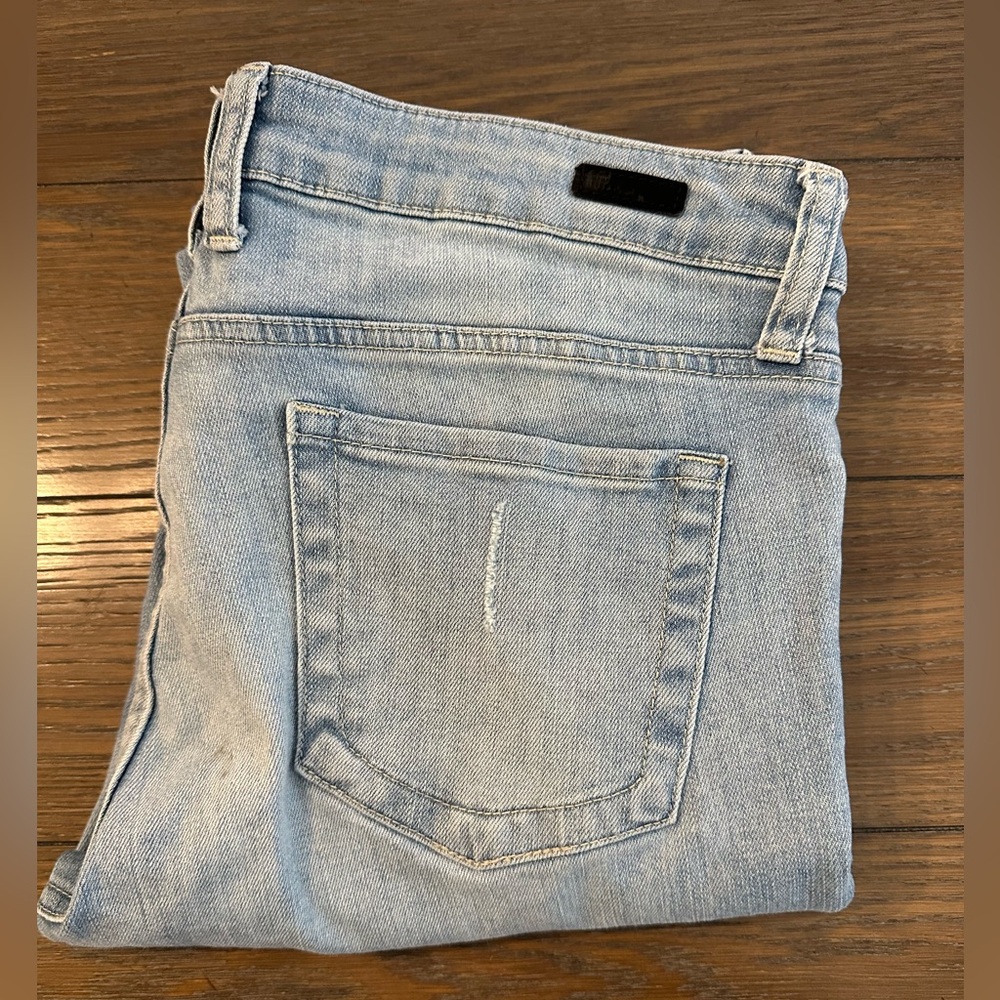 Kut from‎ the Kloth Catherine Boyfriend Fit Light Blue Denim Jeans Size 8